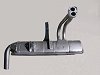 X1/9 Standard Exhaust - 1300