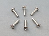 X1/9 Headlight Pod Trim Screw - Early - Set of 6